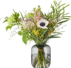 Acorn vase H16,5 Stone