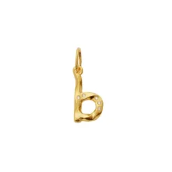 Alphabet Pendant Gold