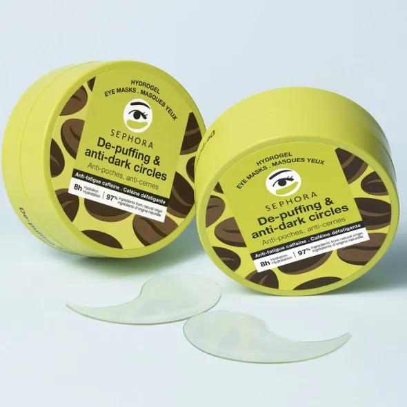 Anti-Puffiness Anti-Dark Circles Eye Masks - 15 par uppiggande ögonmas