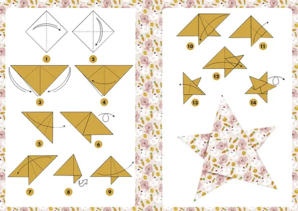 Auzou - Aktivitetssæt - Kawaii origami