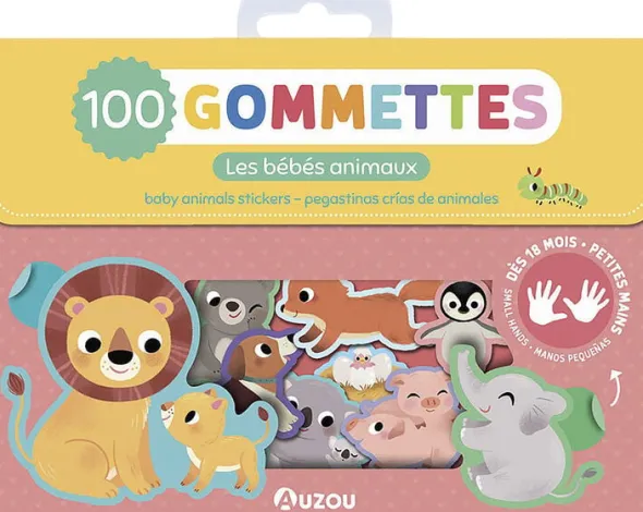 Auzou - My First Stickers 100 pcs - Baby Animals