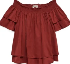 AWBELLE SS BOATNECK TOP