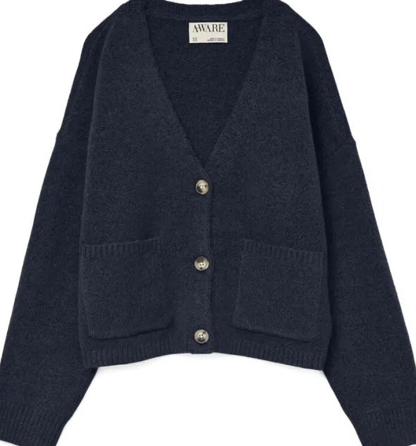 AWGEMMA LS V-NECK KNIT CARDIGAN NOO