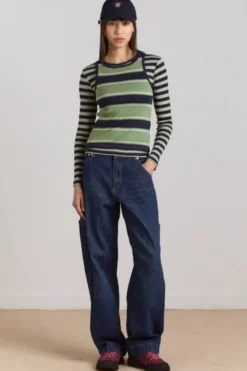 BARREL NINA JEAN - AUTHENTIC MID BLUE WASH