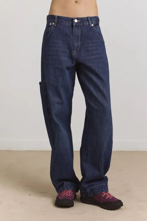 BARREL NINA JEAN - AUTHENTIC MID BLUE WASH