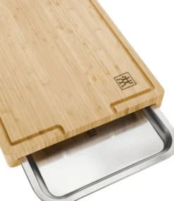 BBQ+ Skärbrädor +skål 39x30 bambu