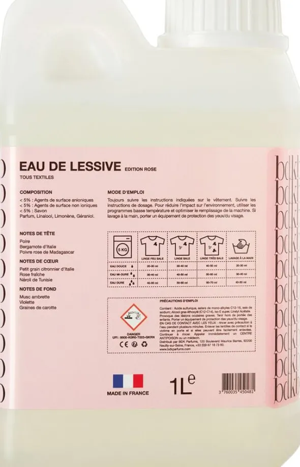 BDK LAUNDRY WATER ROSE - 1L