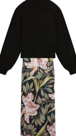 BERGNIA 2 in 1 Jumper With Printed