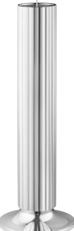 BERNADOTTE FLOOR CANDLEHOLDER STAINLESS STEEL, H: 400MM