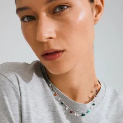 BETWEEN necklace silver-plated