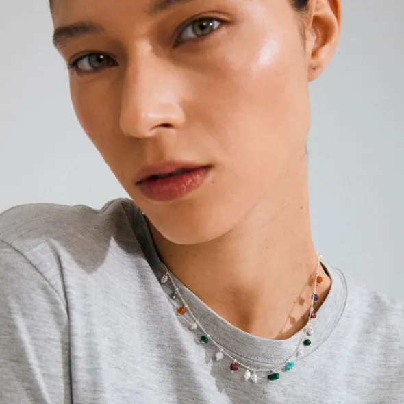 BETWEEN necklace silver-plated