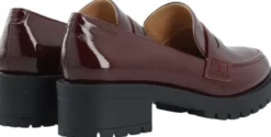 BIAPEARL Simple Penny Loafer Patent Aquarius