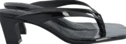 BIASPICE Toe Post Faux Leather