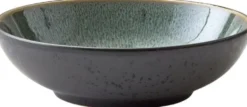 BITZ Pastaskål Dia. 20 x 6 cm Svart/grön