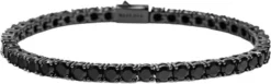 Black Tennis Bracelet