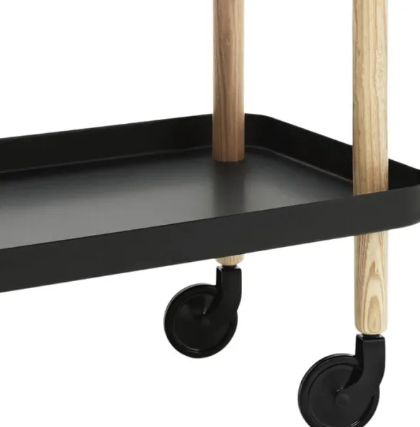 Block bord svart
