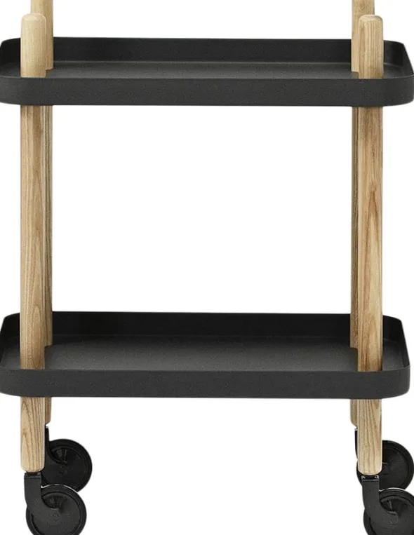 Block bord svart