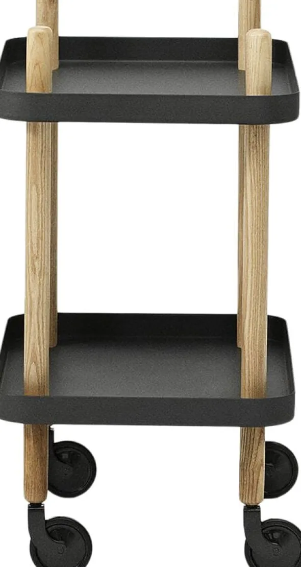 Block bord svart