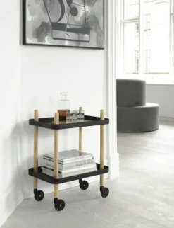 Block bord svart