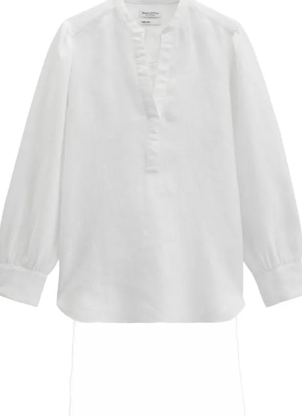 Blouse, a-shape, pleat detail at ce