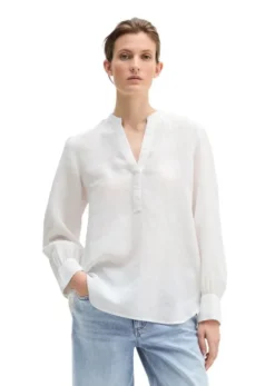 Blouse, a-shape, pleat detail at ce