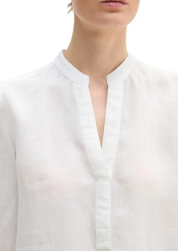 Blouse, a-shape, pleat detail at ce