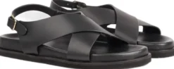 BOLOGNA - CROSSING STRAPS WITH THIN HEEL STRAP