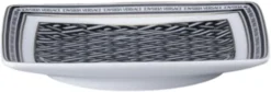 Bowl 12cm sq. flat, Signature Black, La Greca