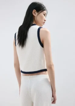 Bow tie waistcoat top