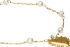 Bracelet mini pearl & heart
