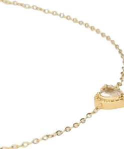 Bracelet rhinestone heart