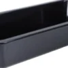 BRÖDFORM EMALJ 35 x 14,5 cm / H 8 cm svart