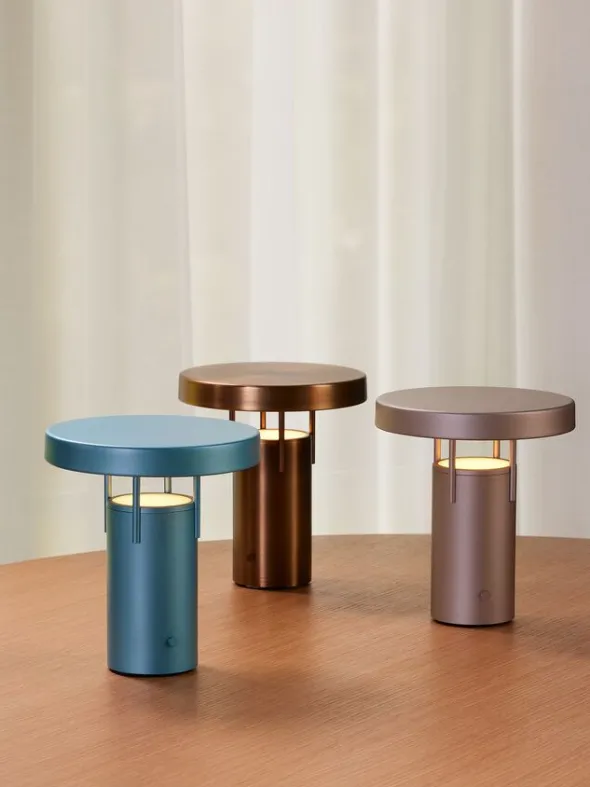 BringMe Portable Lamp Mini Metallic Turquoise