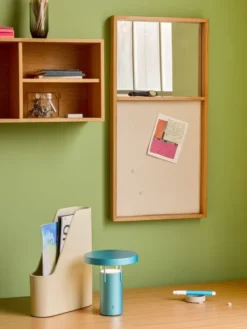 BringMe Portable Lamp Mini Metallic Turquoise