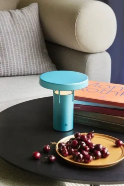 BringMe Portable Lamp Mini Metallic Turquoise