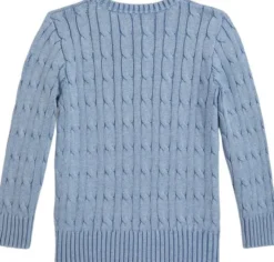 Cable-Knit Cotton Sweater