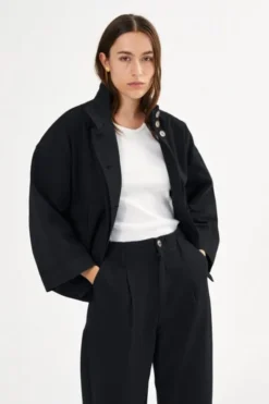 Canvas light pleat pant - Raina