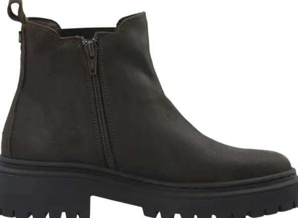 CASLEA Chelsea Boot W. Inside Zip Oil Suede