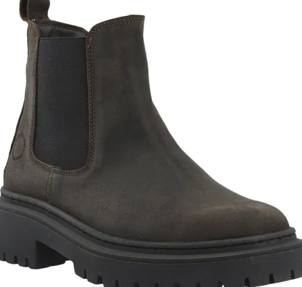 CASLEA Chelsea Boot W. Inside Zip Oil Suede