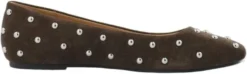 CASRUBY Studded Ballerina Suede
