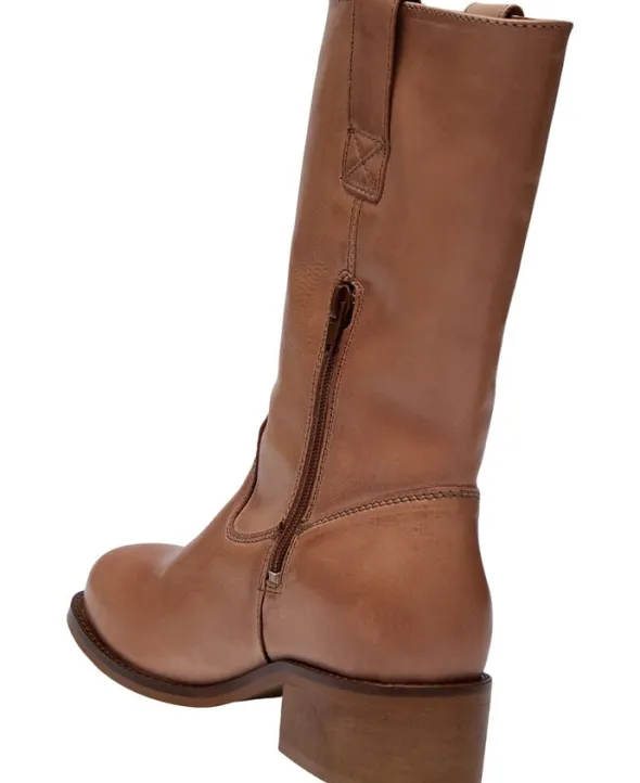 CASVILMA Pull On Mid Cut Boot Waxy Leather