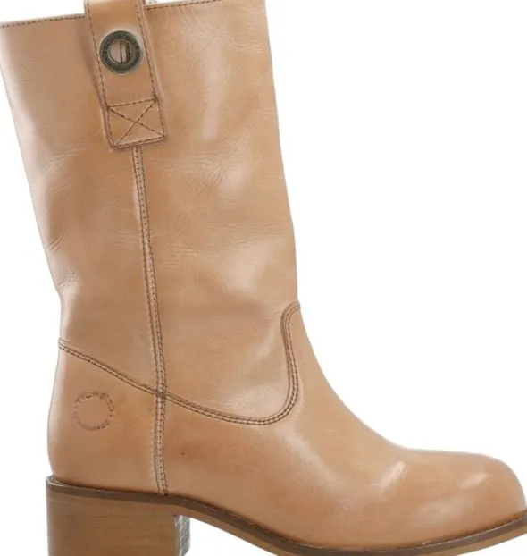 CASVILMA Pull On Mid Cut Boot Waxy Leather