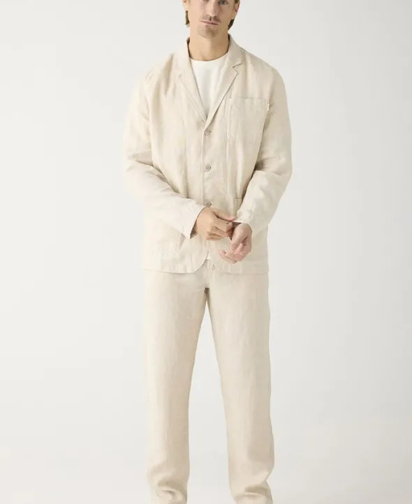 CHUCK regular linen pants - GOTS/Vegan