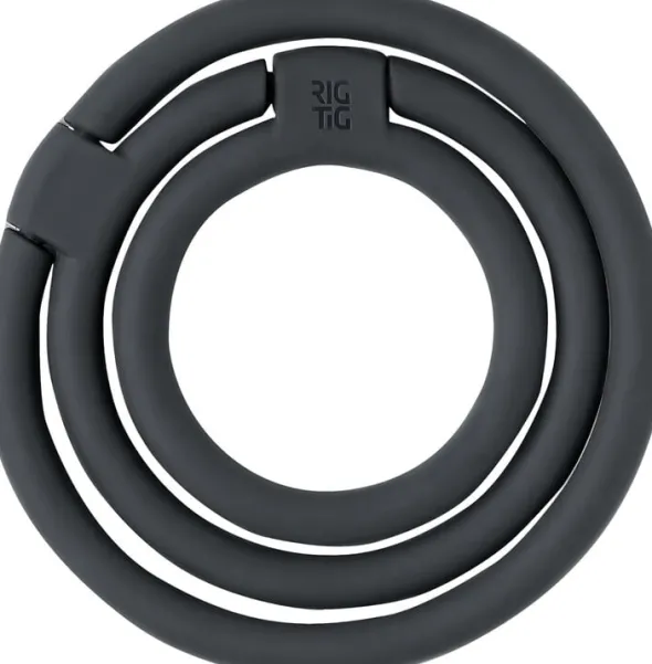 CIRCLES grytunderlägg Ø 13 cm black