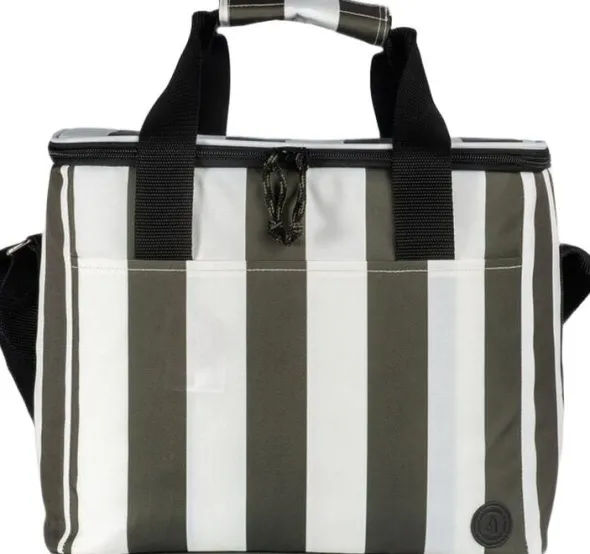 City stripe cooler bag large rPET