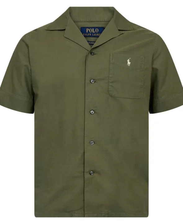 Classic Fit Oxford Camp Shirt