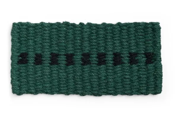 Coco Door Mat-Dot-Dark green and black