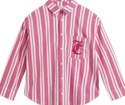 COTTON STRIPE SLEEP LS SHIRT + PANT SET