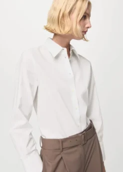 Cotton and lyocell blend straight s
