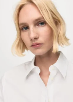 Cotton and lyocell blend straight s